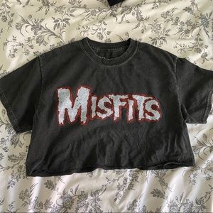 vintage misfits crop top
